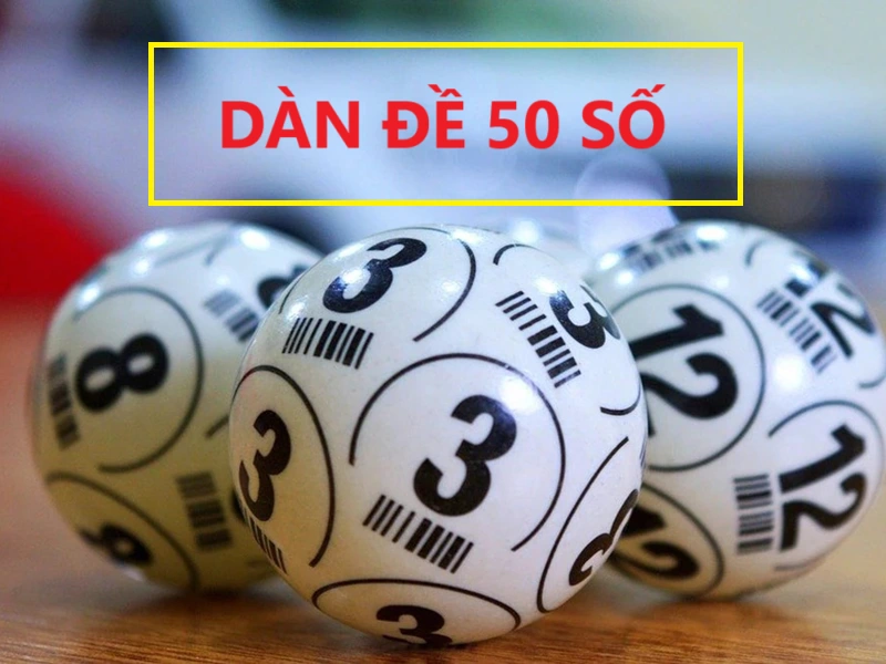 Dàn đề 50 số khung 3 ngày 